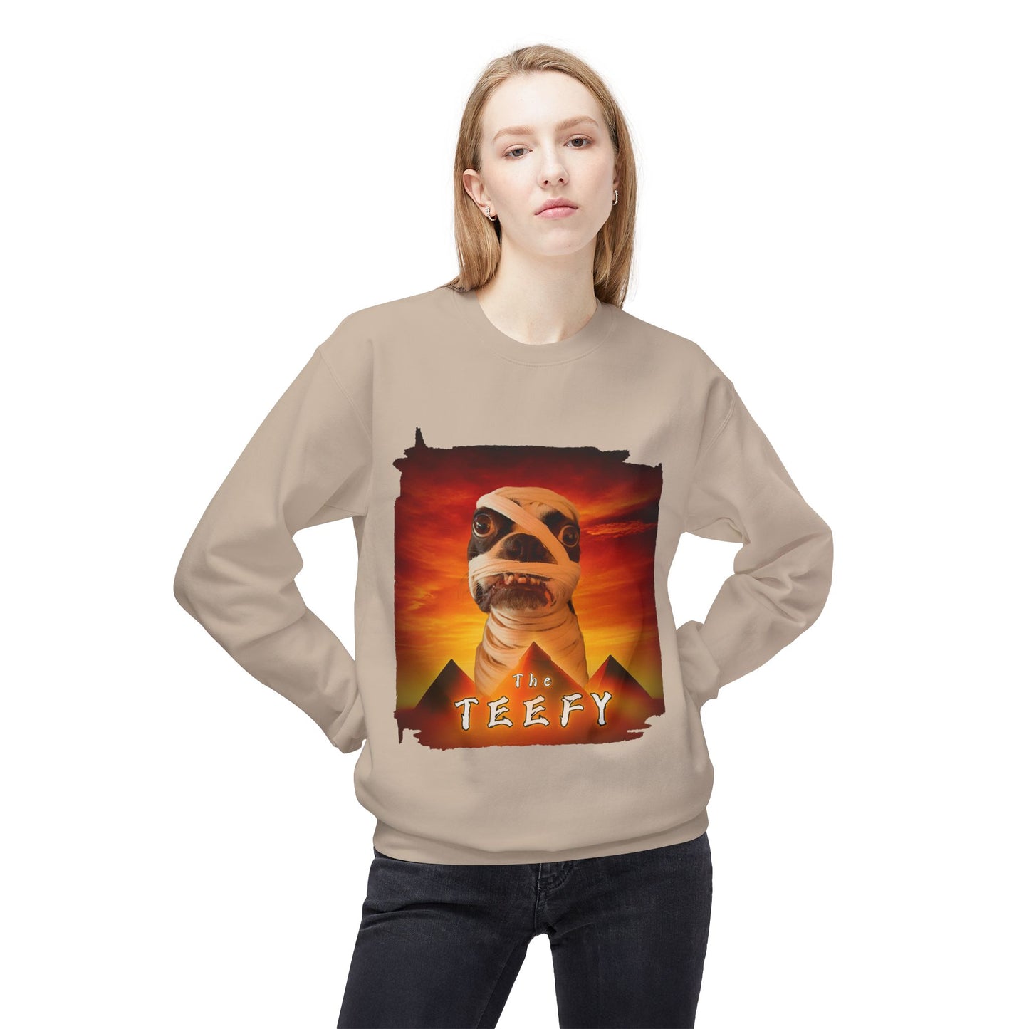 The Teefy Crewneck Sweatshirt: Ancient Comfort
