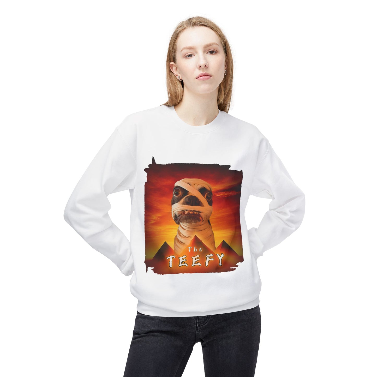 The Teefy Crewneck Sweatshirt: Ancient Comfort