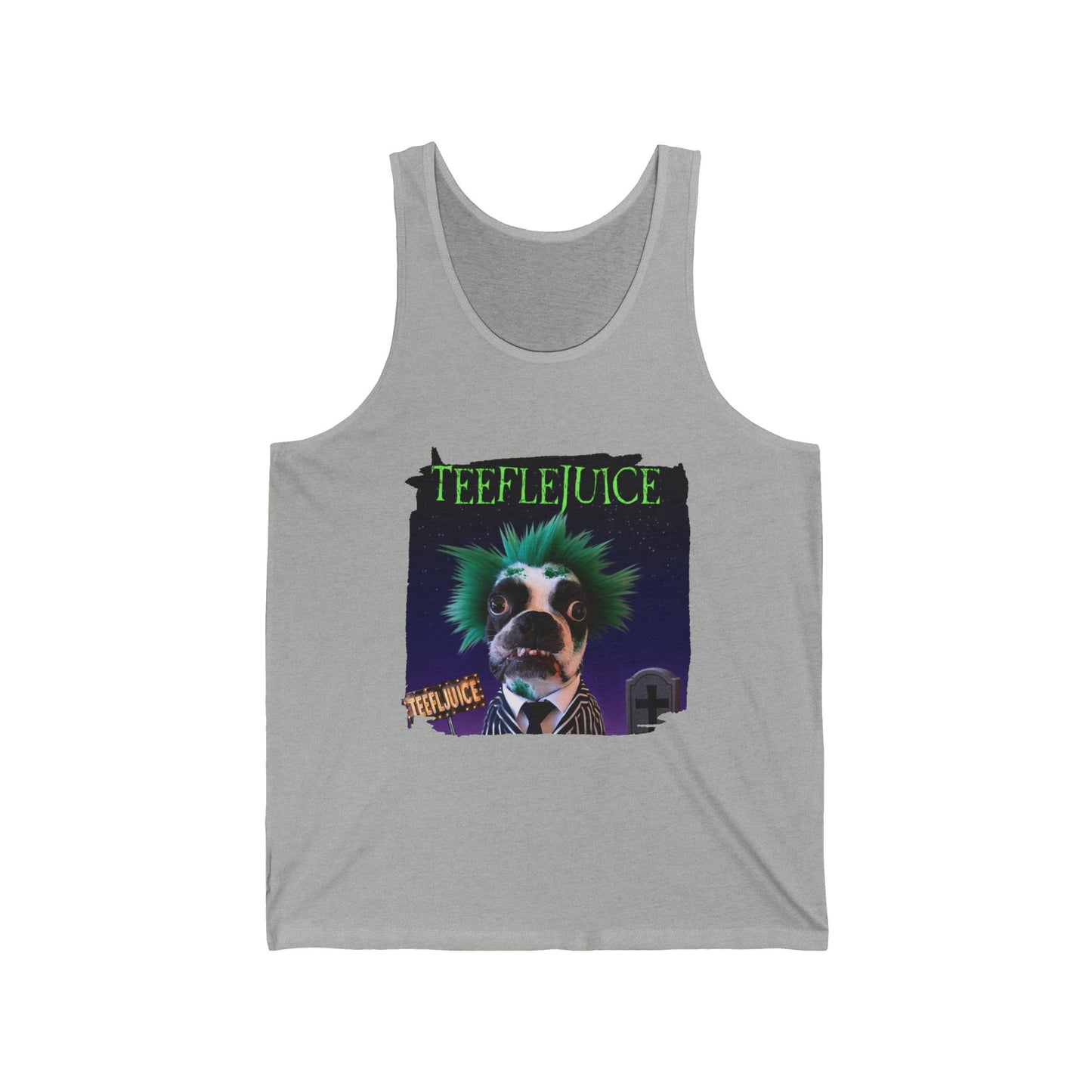 Teeflejuice Unisex Tank Top: Spooky Spectacle Wear