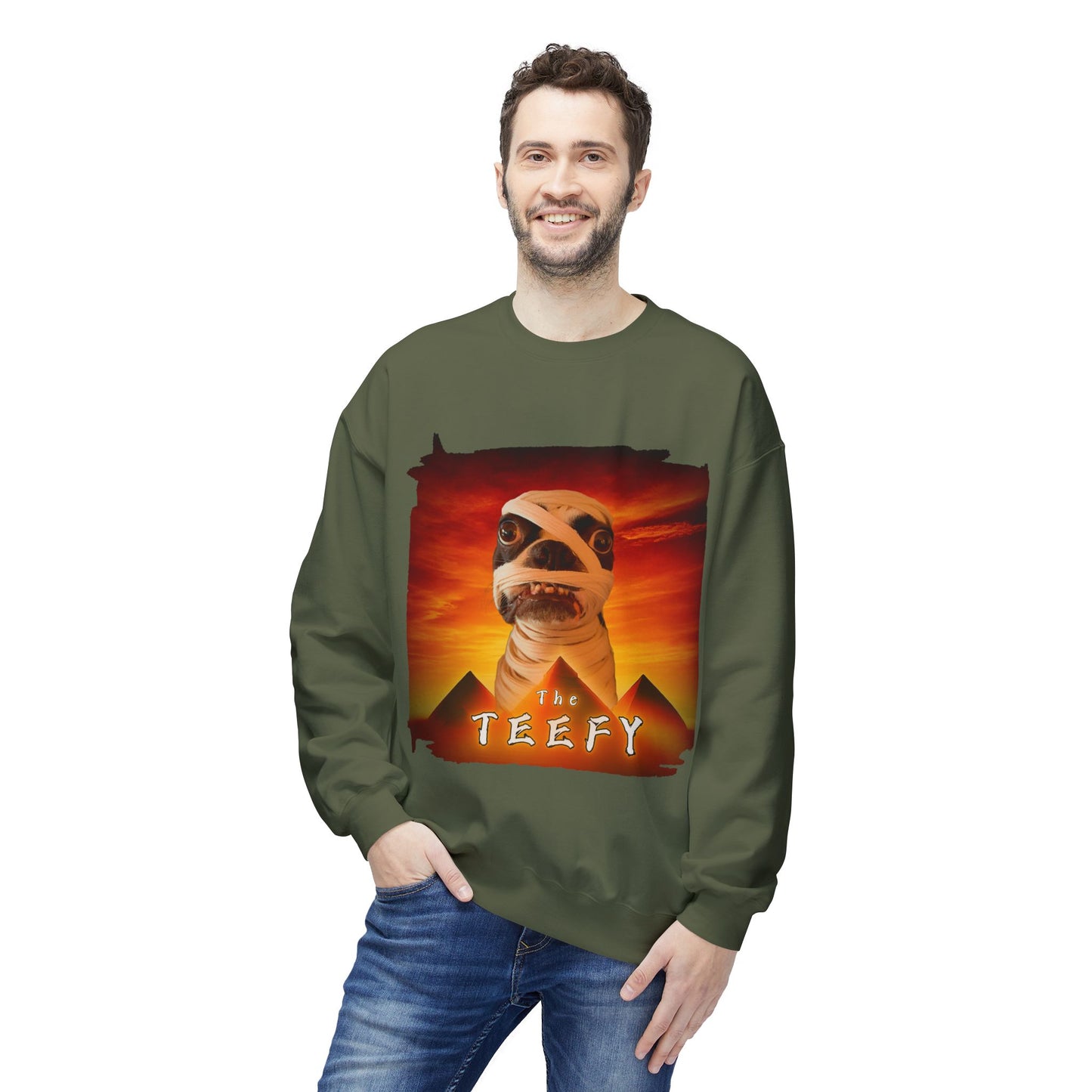 The Teefy Crewneck Sweatshirt: Ancient Comfort