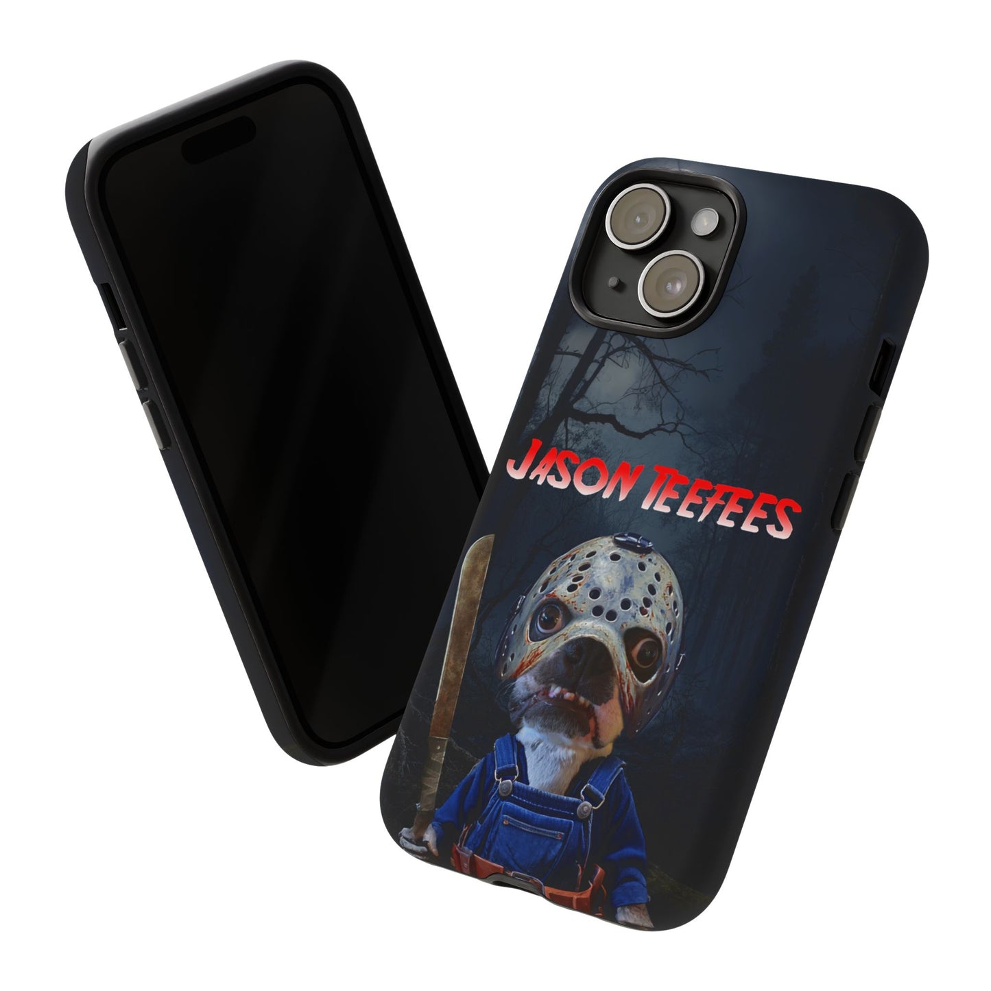 Masked Mischief: Jason Teefees Phone Case