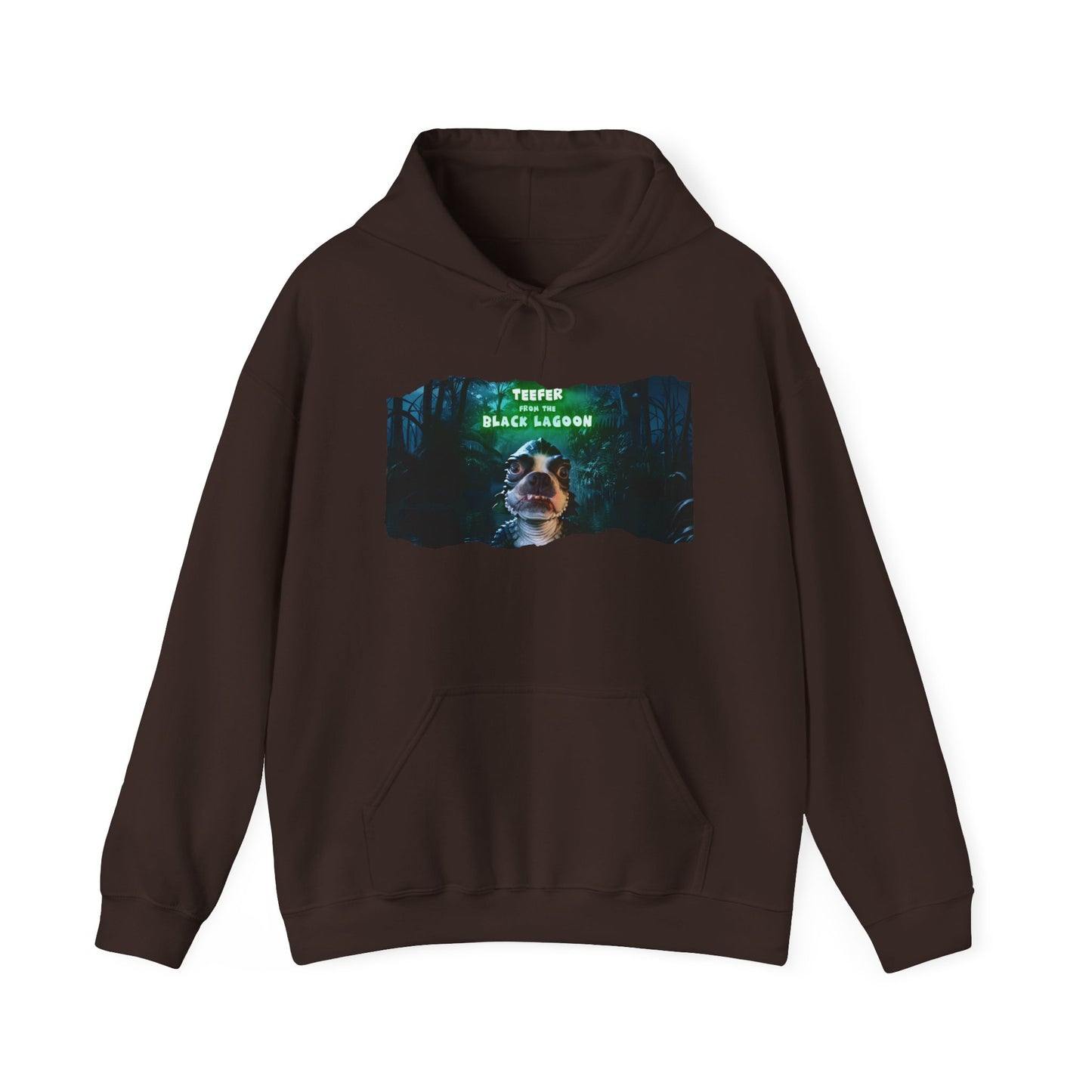 Teefer from the Black Lagoon Unisex Pullover Hoodie: Mystical Waters Comfort