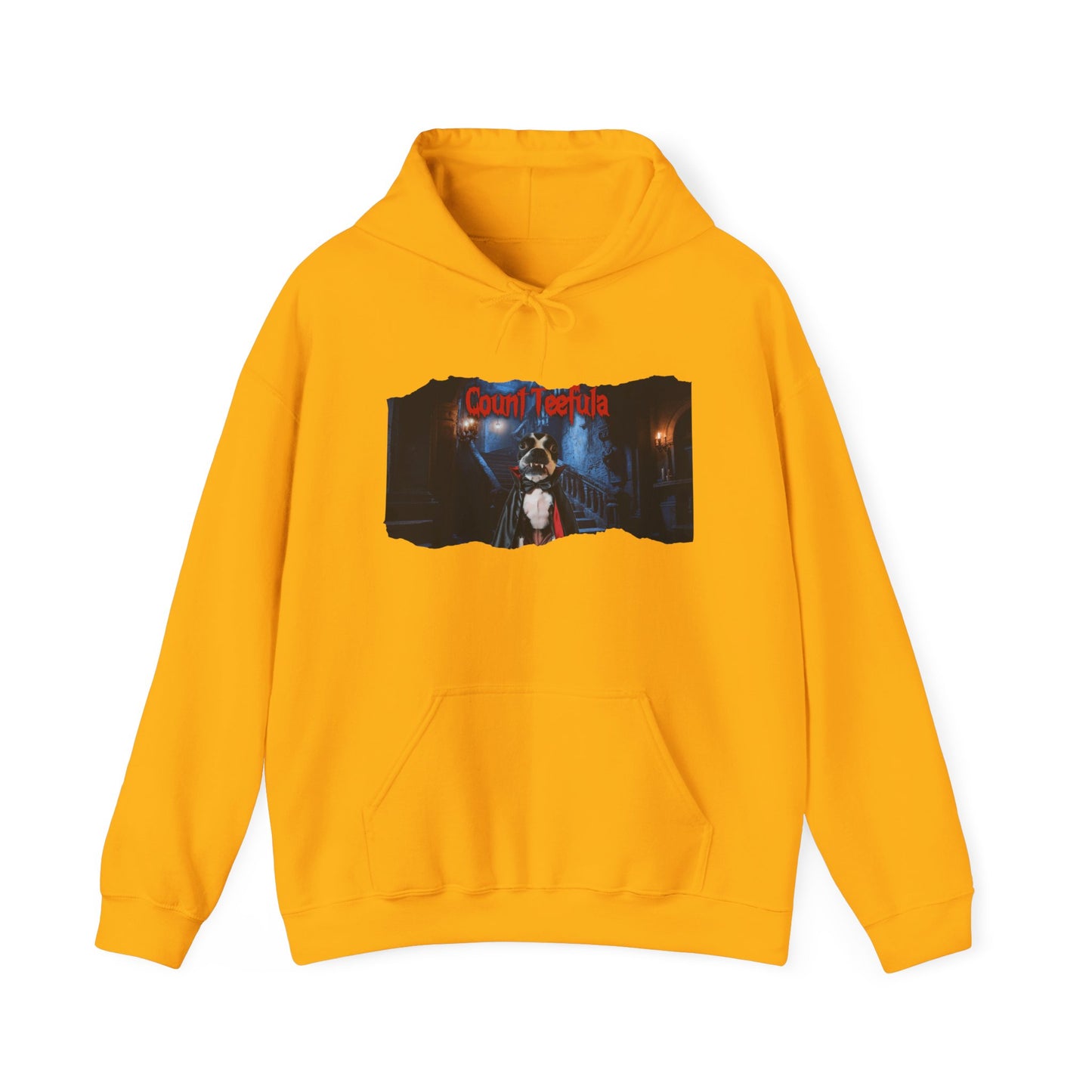 Count Teefula Unisex Pullover Hoodie: Midnight Elegance