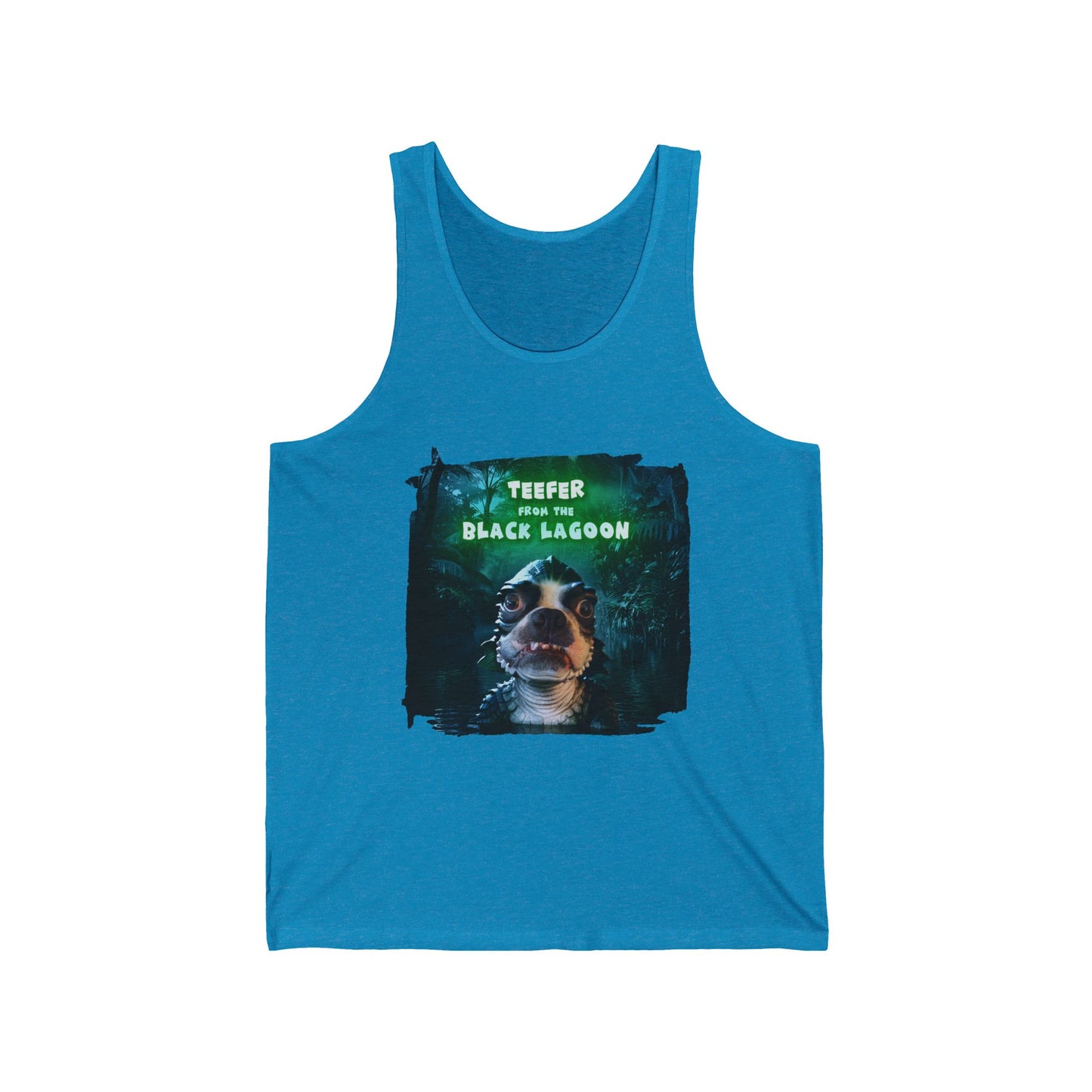 Teefer from the Black Lagoon Unisex Tank Top: Lagoon Explorer