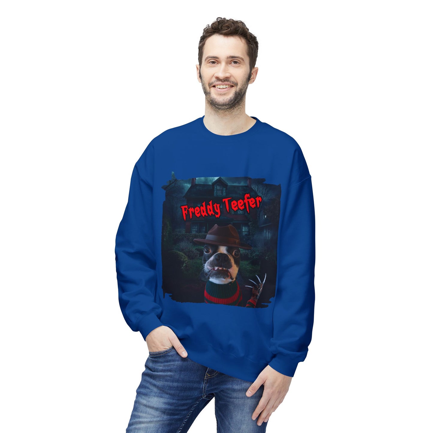 Freddy Teefer Crewneck Sweatshirt: Dream Realm Cozy