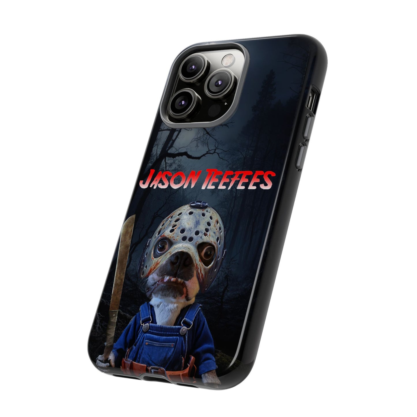 Masked Mischief: Jason Teefees Phone Case