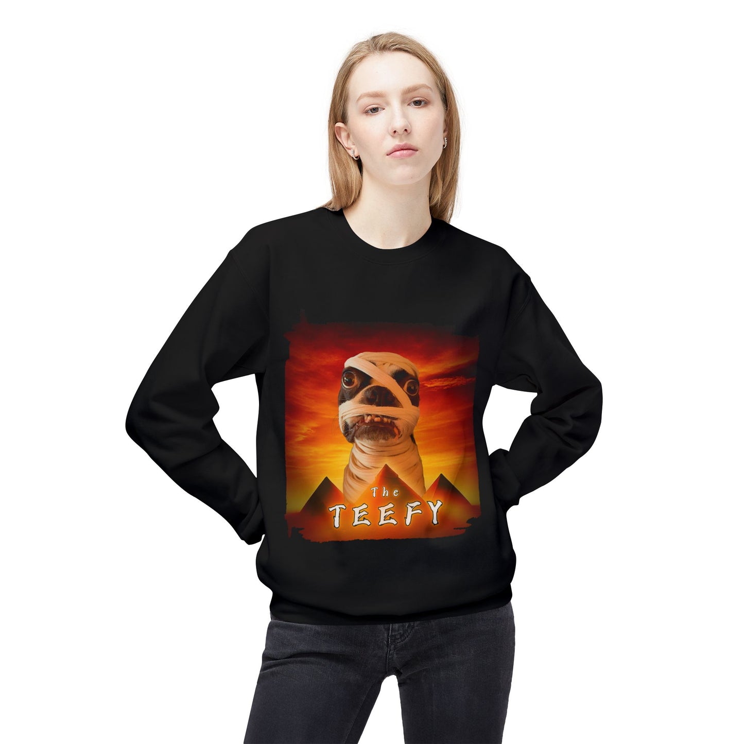 The Teefy Crewneck Sweatshirt: Ancient Comfort