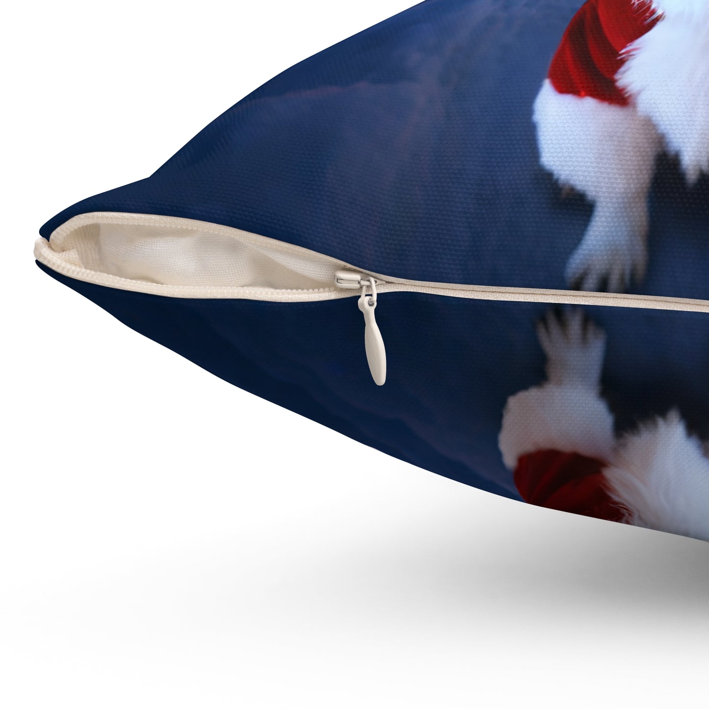 Santa Teef Holiday Pillow