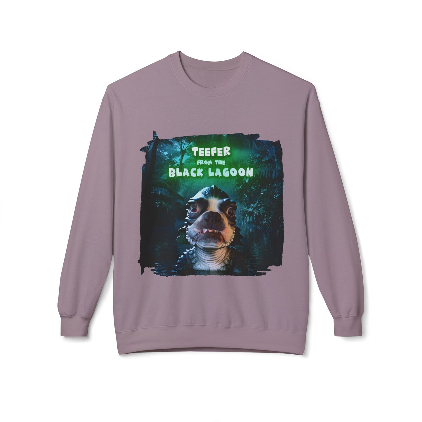 Teefer from the Black Lagoon Crewneck Sweatshirt: Lagoon Depths Comfort