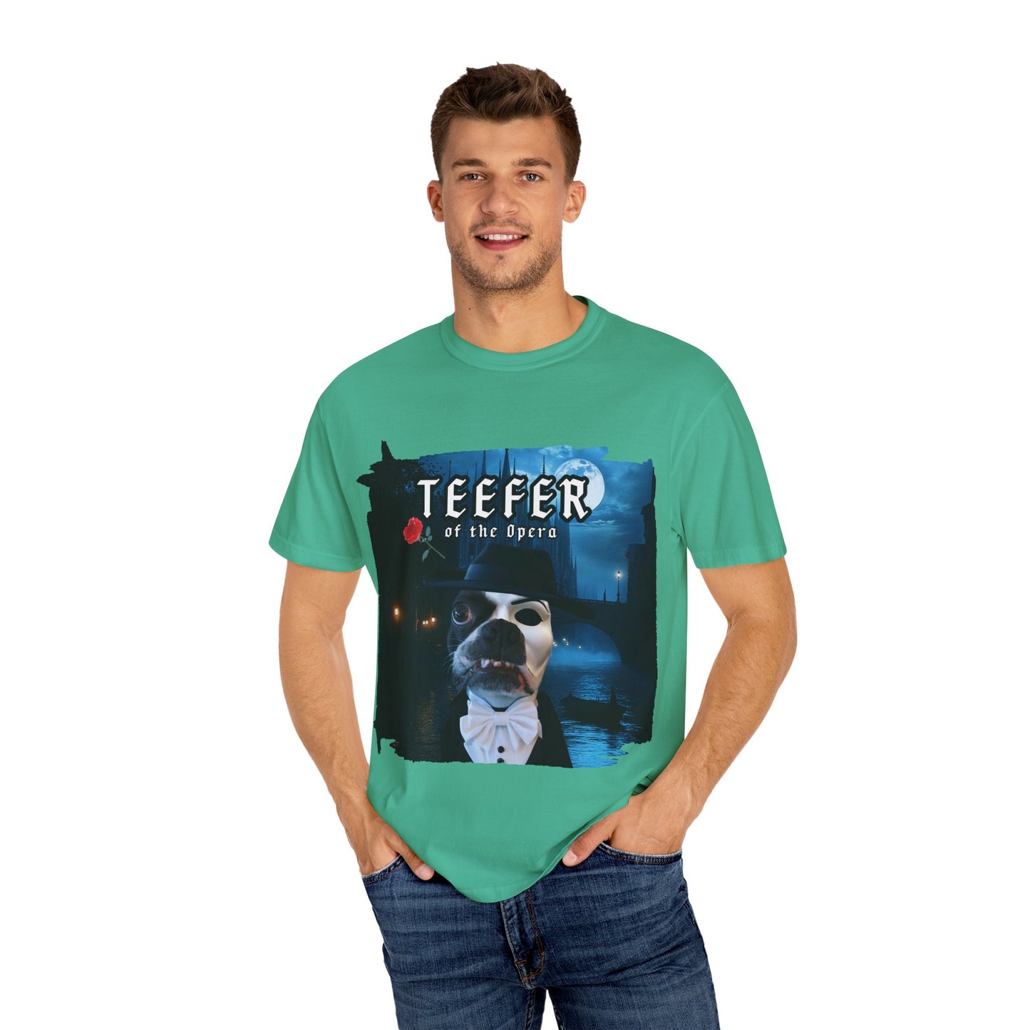 Teefer of the Opera Unisex T-Shirt: Curtain Call Comfort