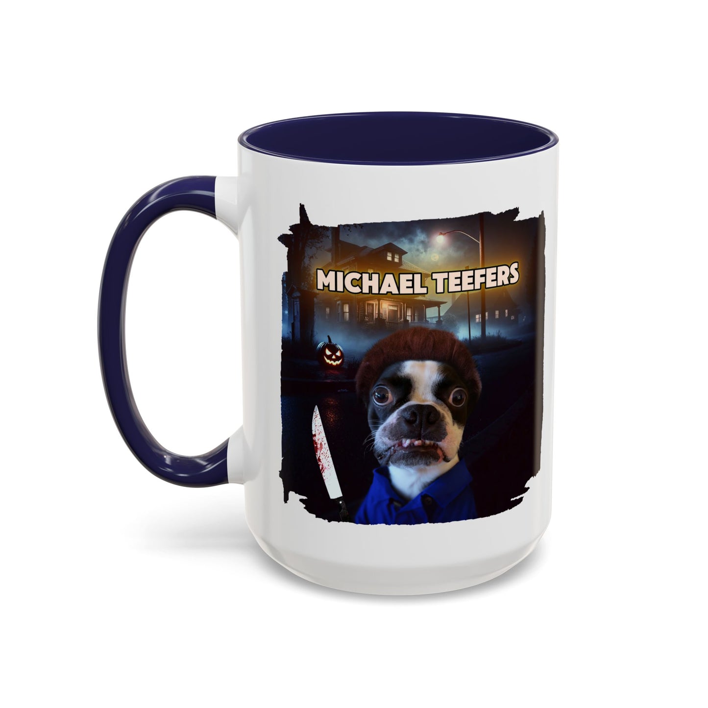 Michael Teefers Accent Mug – Brew with a Slasher Twist
