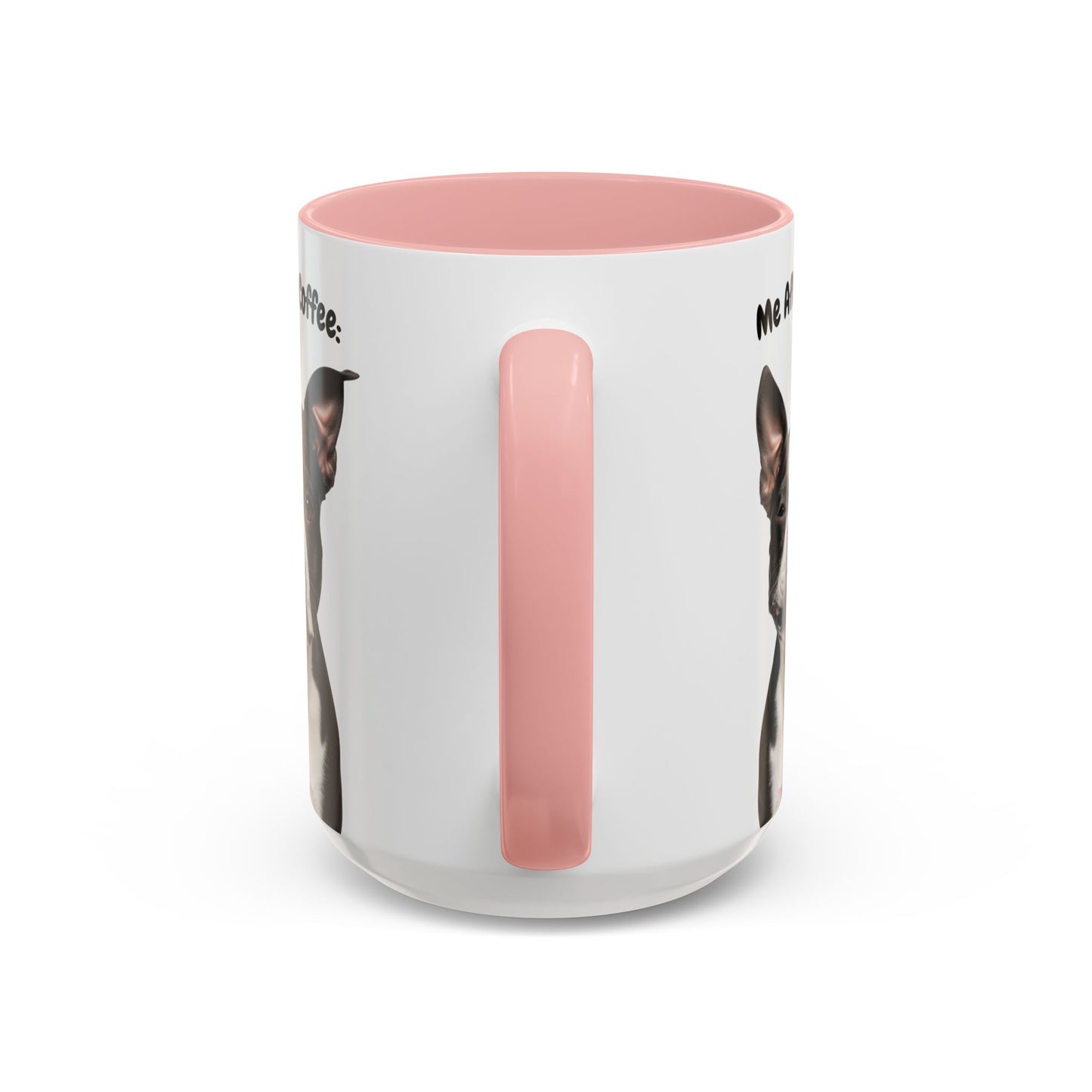 Funny Boston Terrier Coffee Mug – Me Before Coffee / Me After Coffee – Cute Boston Teeth Design – Teefers Original