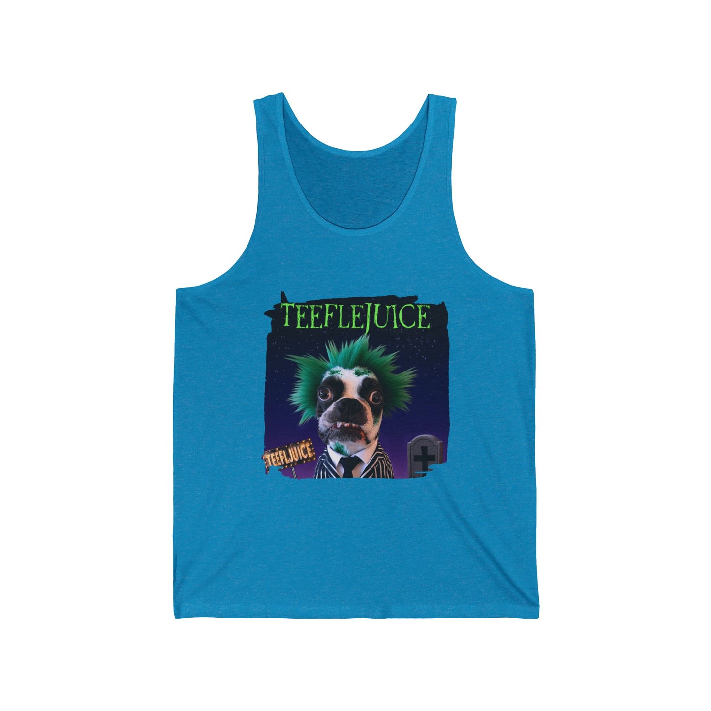 Teeflejuice Unisex Tank Top: Spooky Spectacle Wear