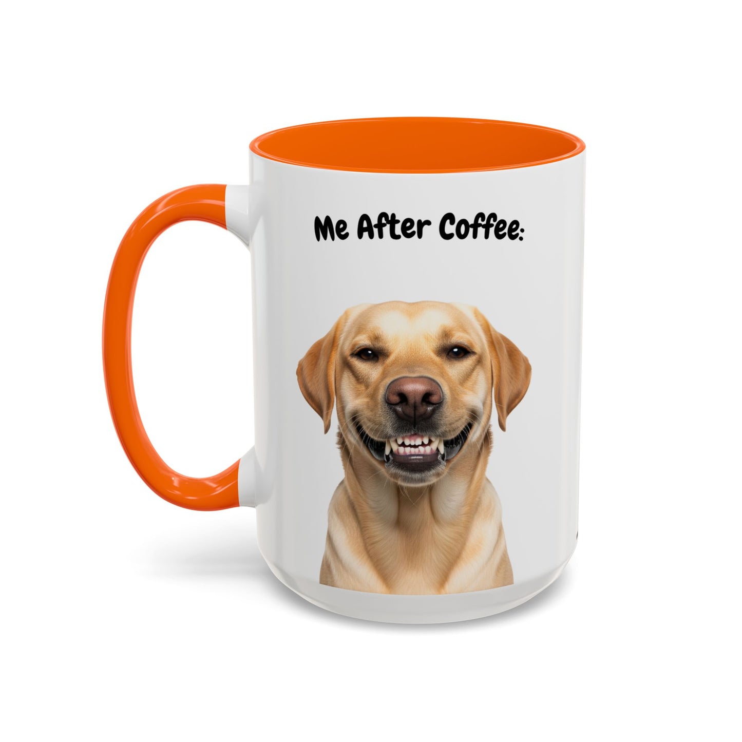 Funny Labrador Retriever Coffee Mug – Me Before Coffee / Me After Coffee – Cute Lab Teeth Design – Teefers Original