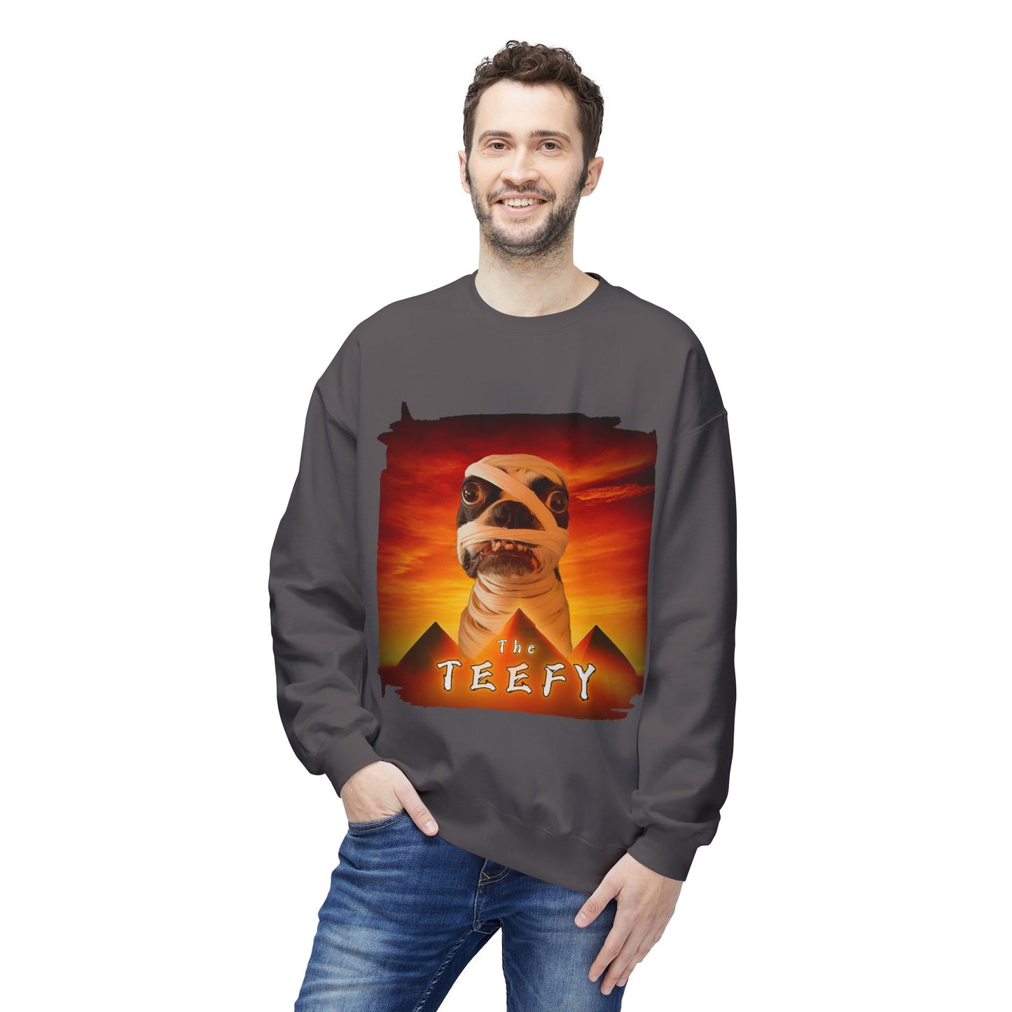 The Teefy Crewneck Sweatshirt: Ancient Comfort