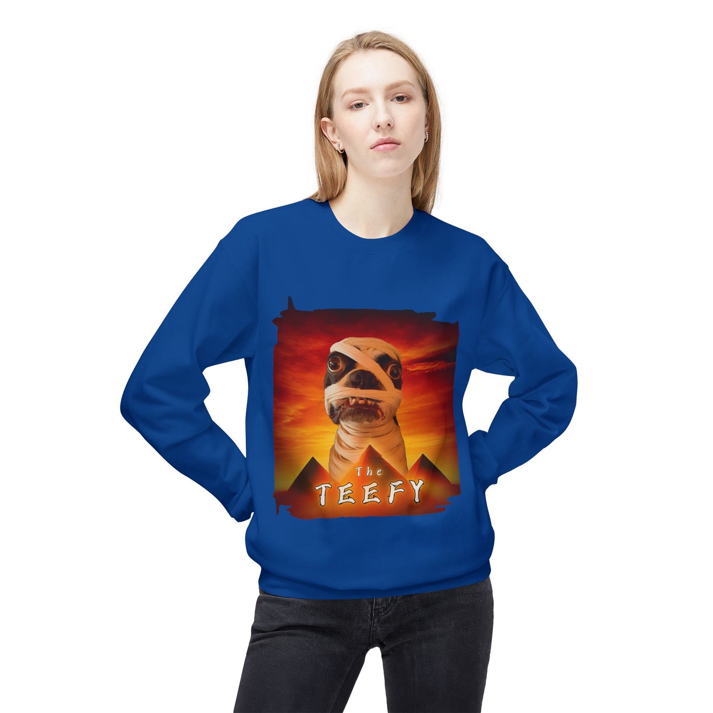 The Teefy Crewneck Sweatshirt: Ancient Comfort