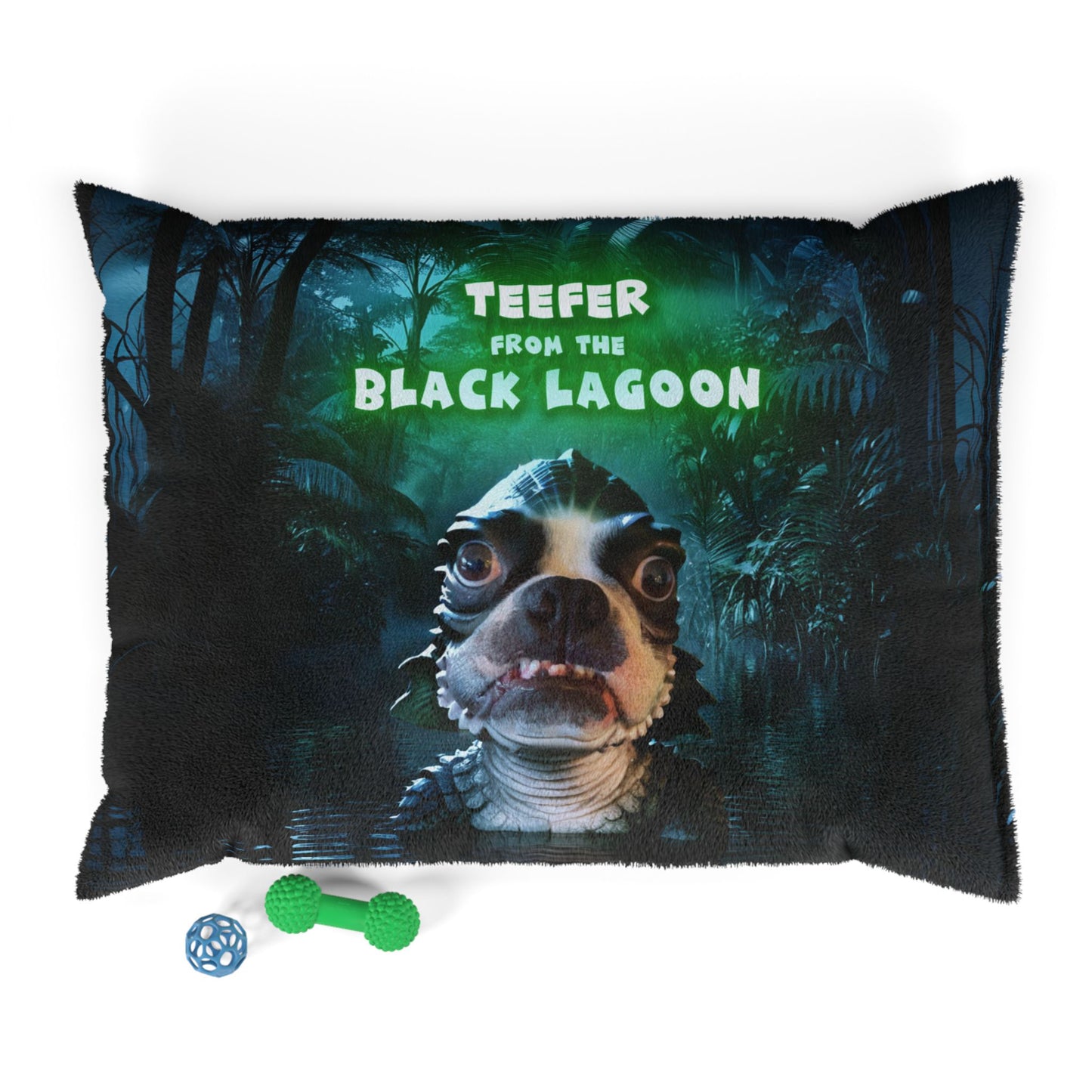 Teefer from the Black Lagoon Swamp Snuggle Dog Bed