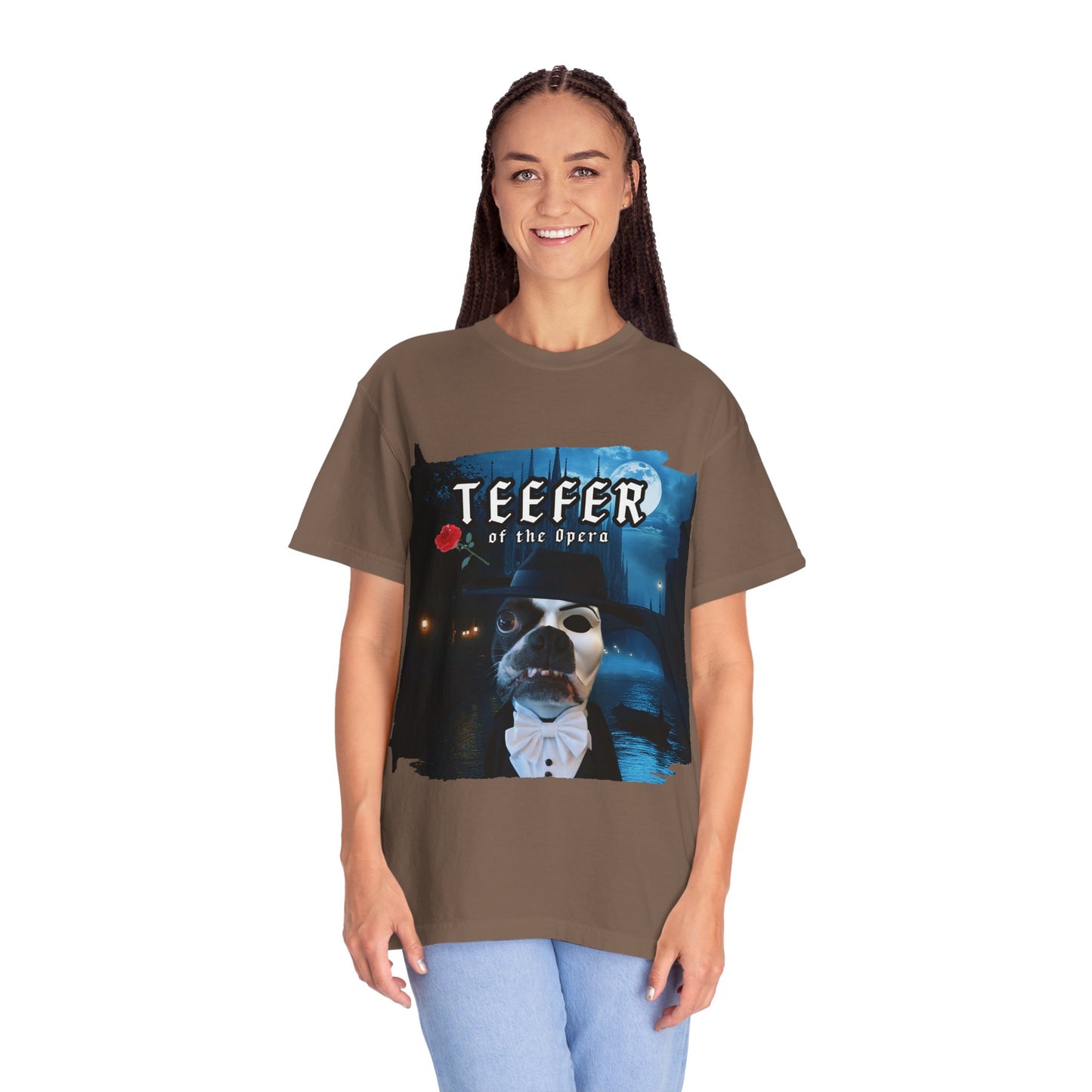 Teefer of the Opera Unisex T-Shirt: Curtain Call Comfort