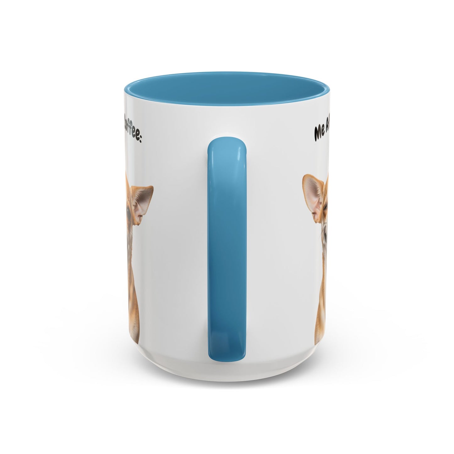 Funny Chihuahua Coffee Mug – Me Before Coffee / Me After Coffee – Cute Chihuahua Teeth Design – Teefers Original