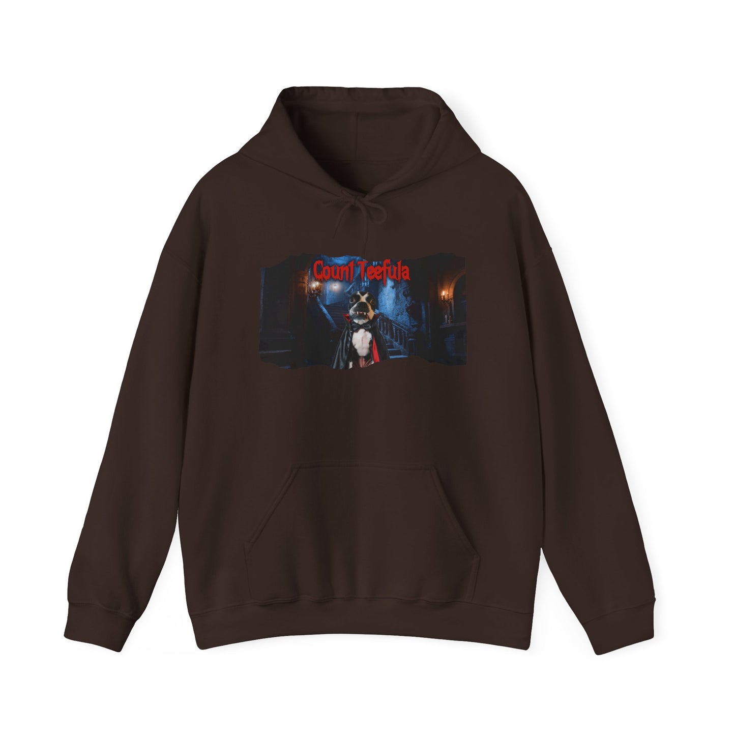 Count Teefula Unisex Pullover Hoodie: Midnight Elegance