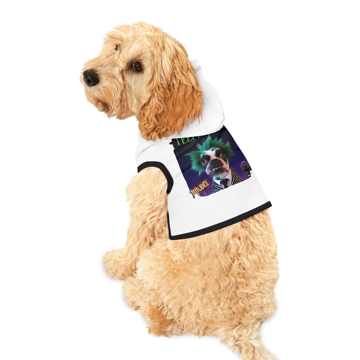Teeflejuice Pet Hoodie: Haunt in Style
