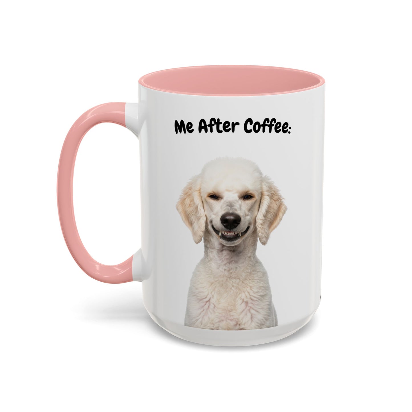 Funny Poodle Coffee Mug – Me Before Coffee / Me After Coffee – Cute Poodle Teeth Design – Teefers Original