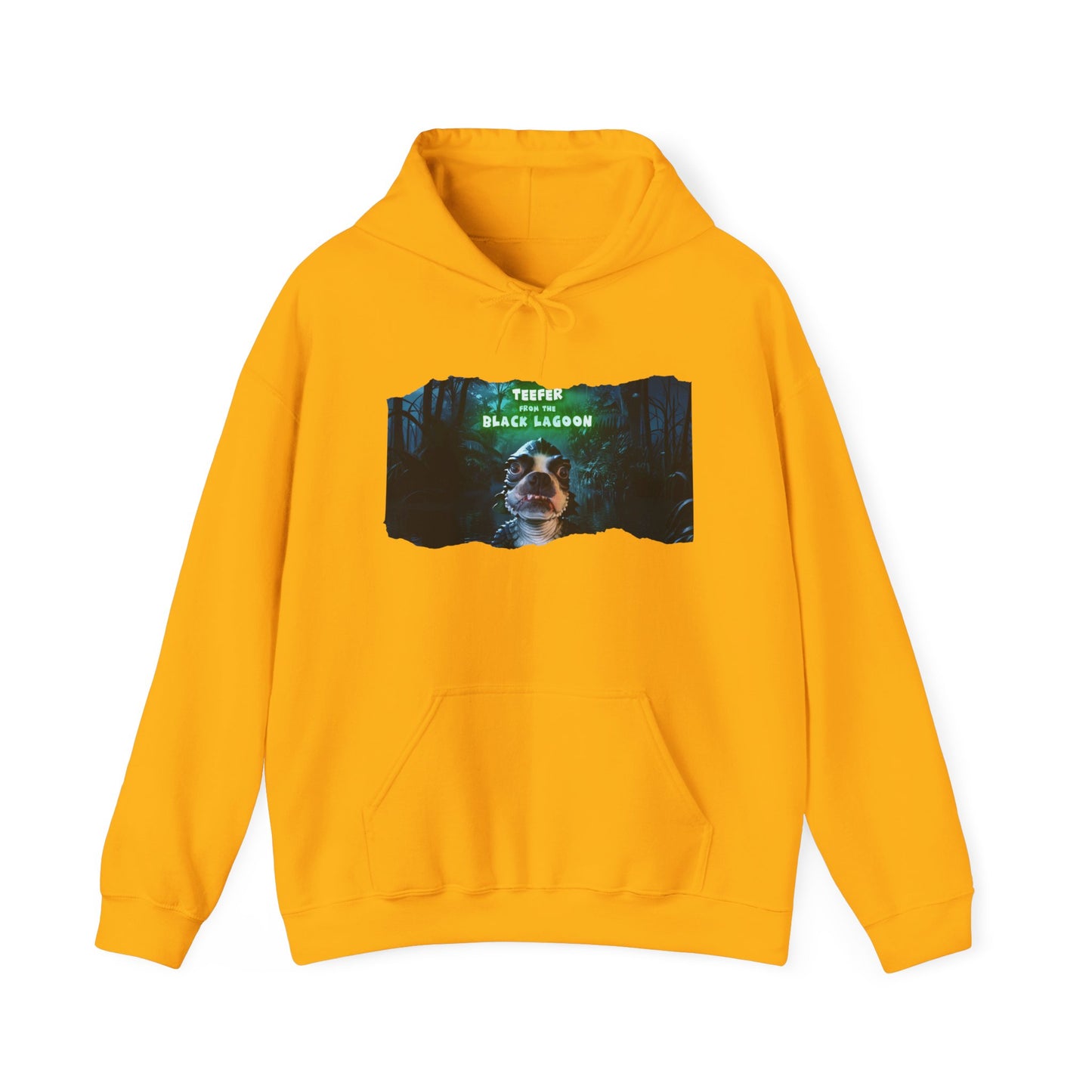 Teefer from the Black Lagoon Unisex Pullover Hoodie: Mystical Waters Comfort