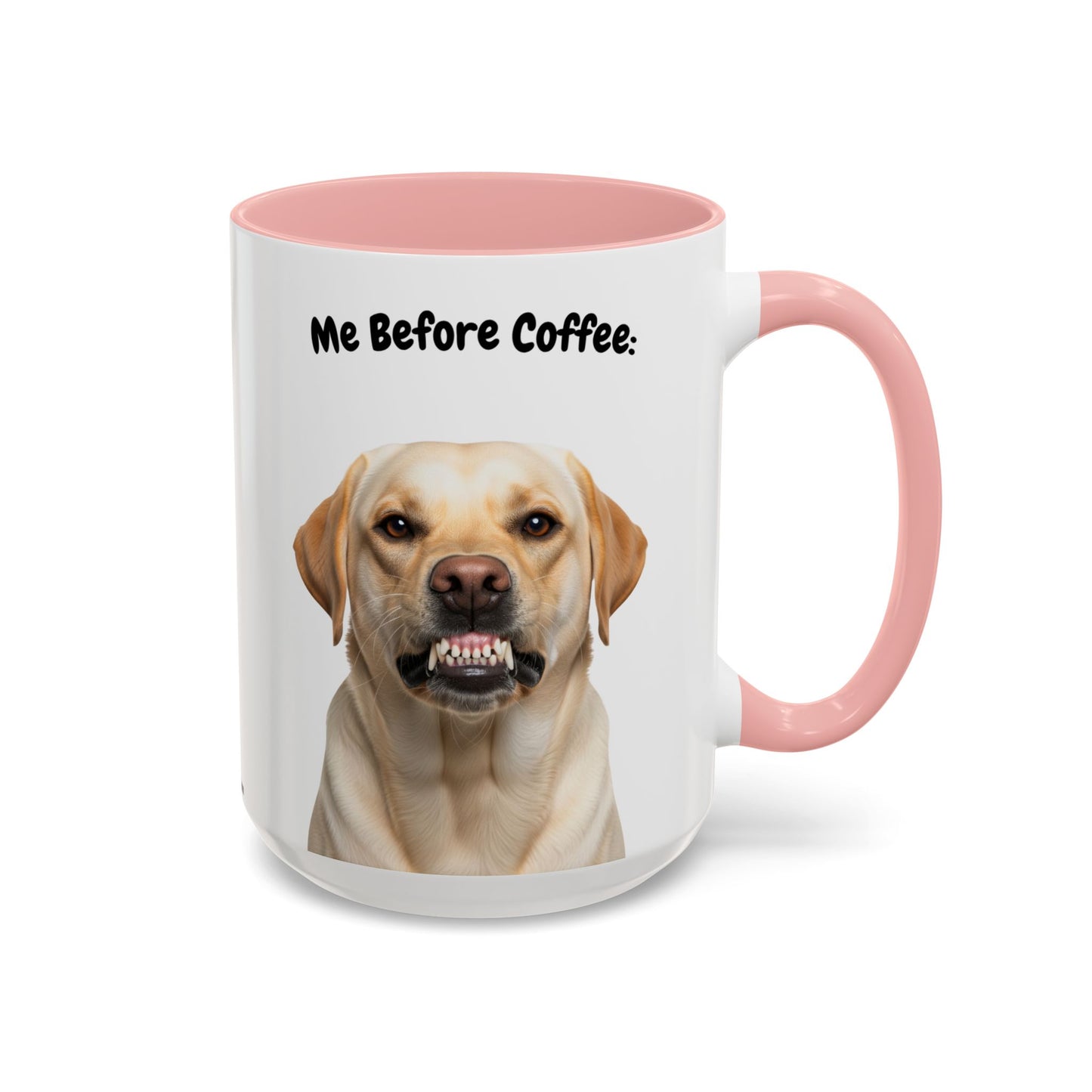 Funny Labrador Retriever Coffee Mug – Me Before Coffee / Me After Coffee – Cute Lab Teeth Design – Teefers Original