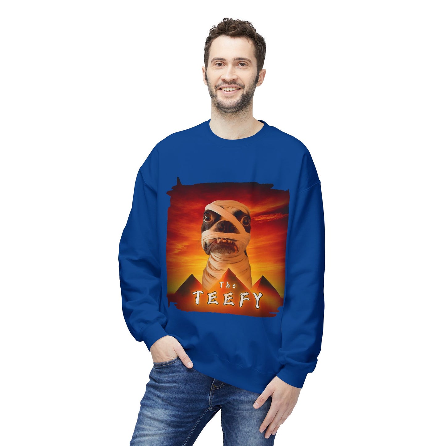 The Teefy Crewneck Sweatshirt: Ancient Comfort