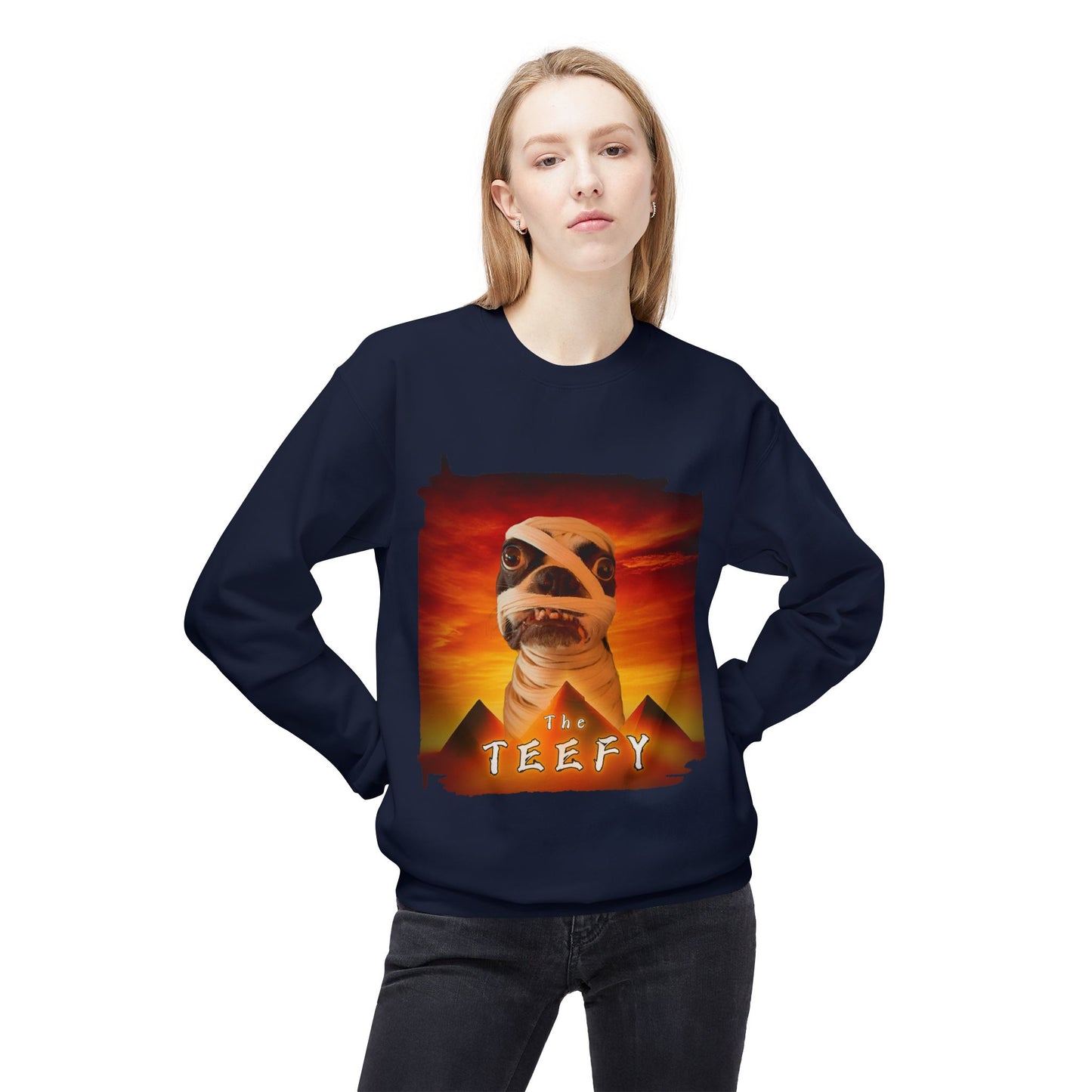 The Teefy Crewneck Sweatshirt: Ancient Comfort