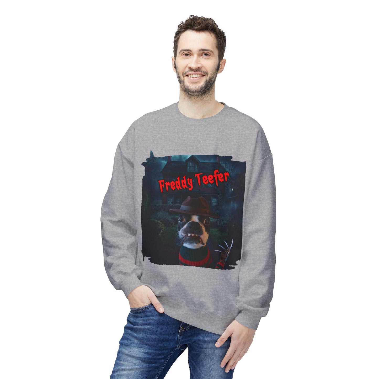 Freddy Teefer Crewneck Sweatshirt: Dream Realm Cozy