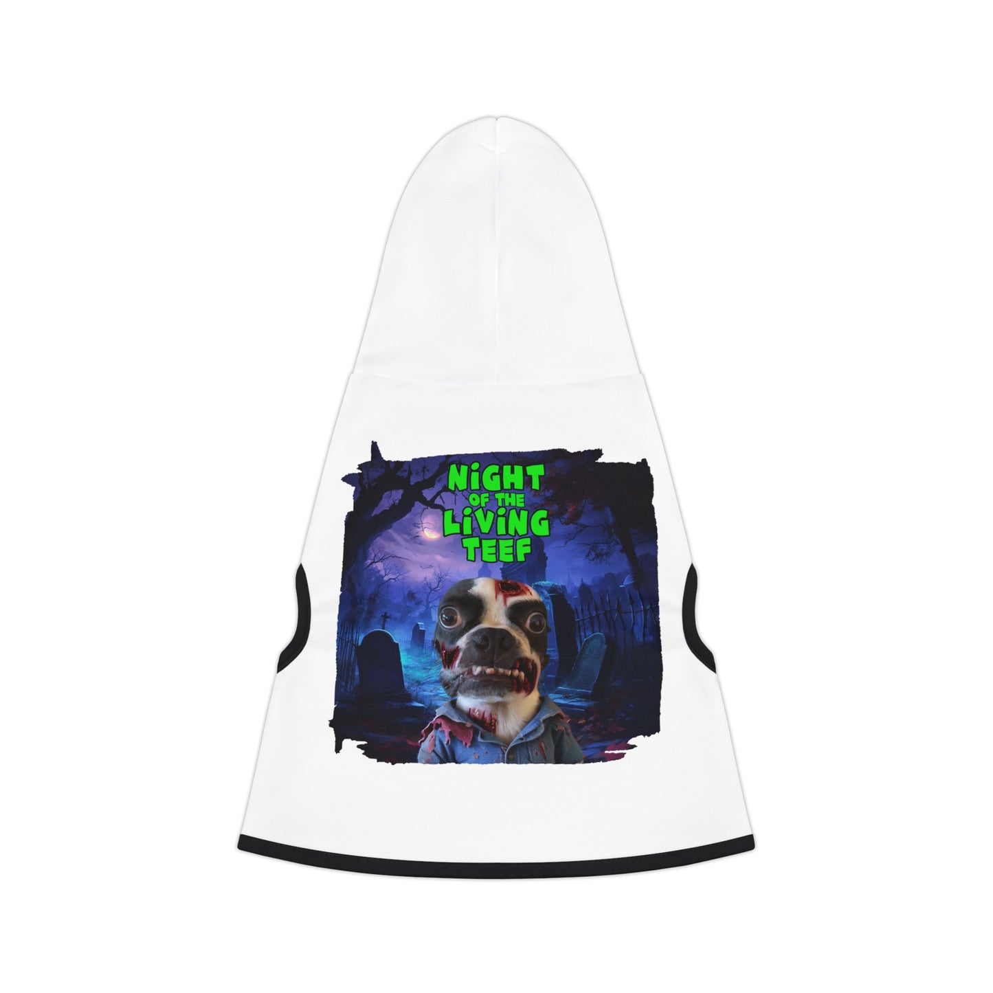Night of the Living Teef Pet Hoodie: Zombie Companion Comfort