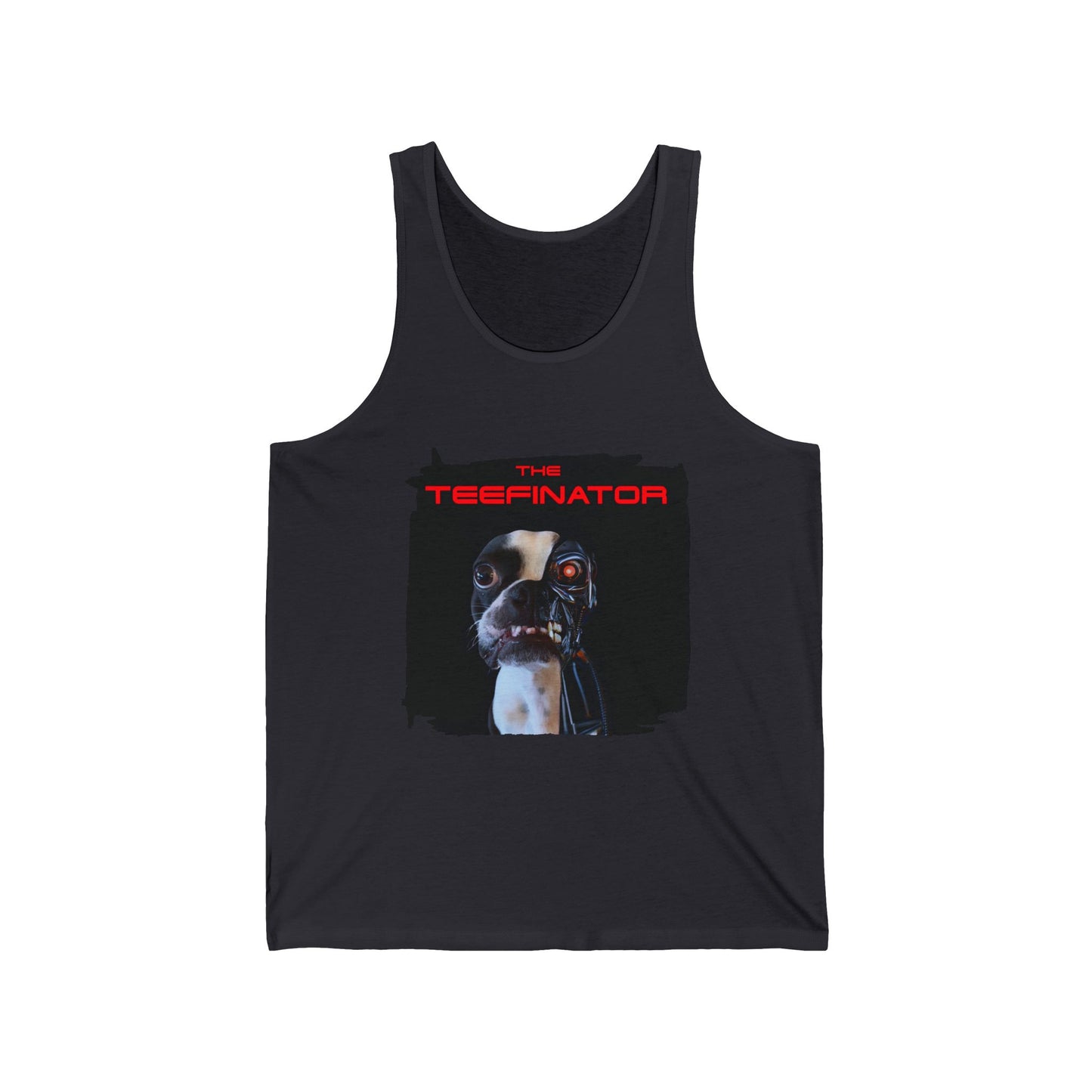 The Teefinator Unisex Tank Top: Cybernetic Cool