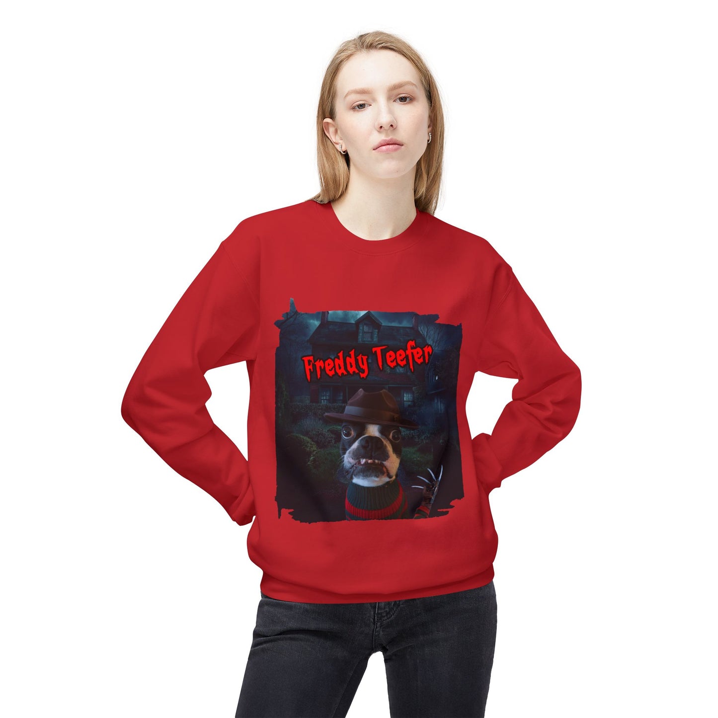 Freddy Teefer Crewneck Sweatshirt: Dream Realm Cozy