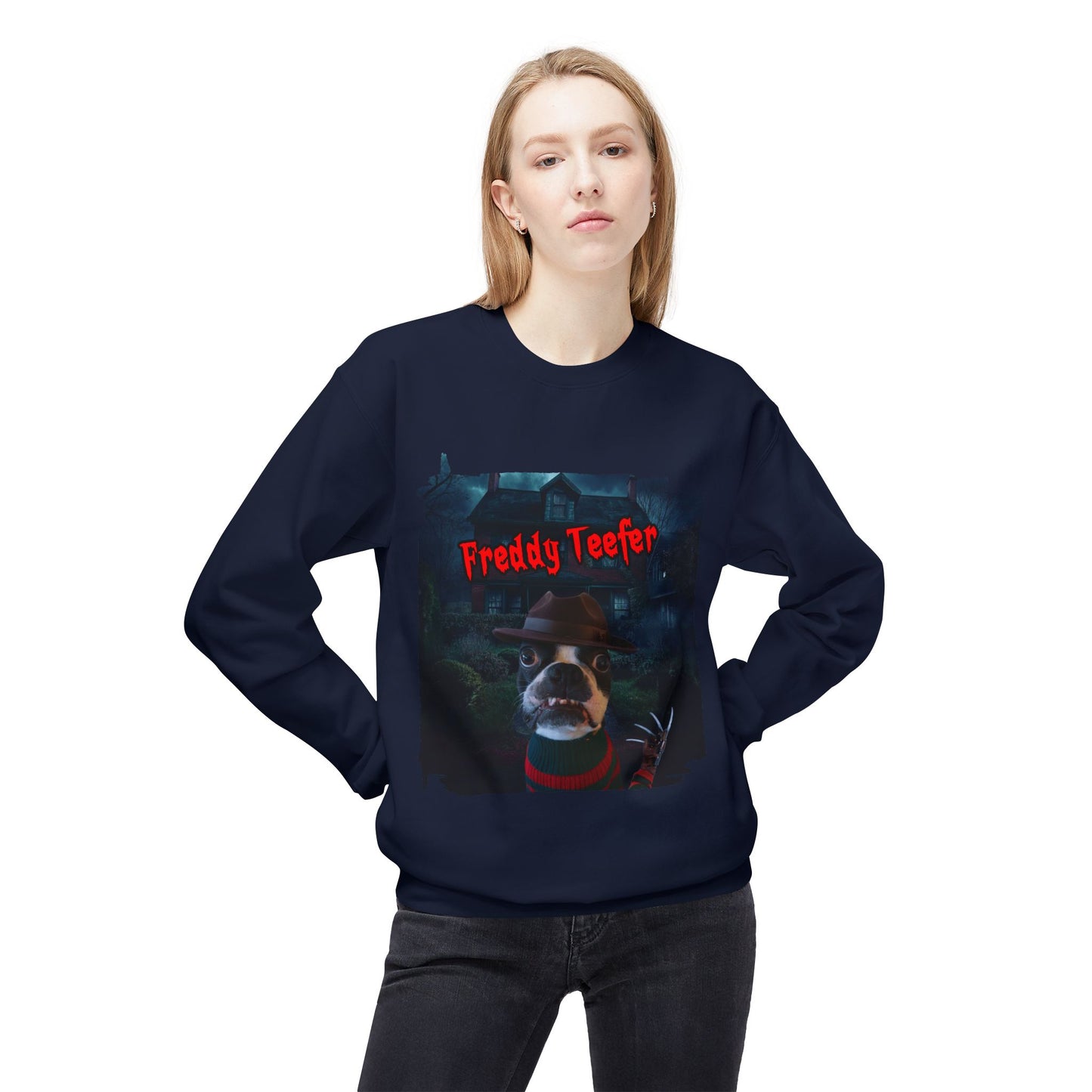 Freddy Teefer Crewneck Sweatshirt: Dream Realm Cozy