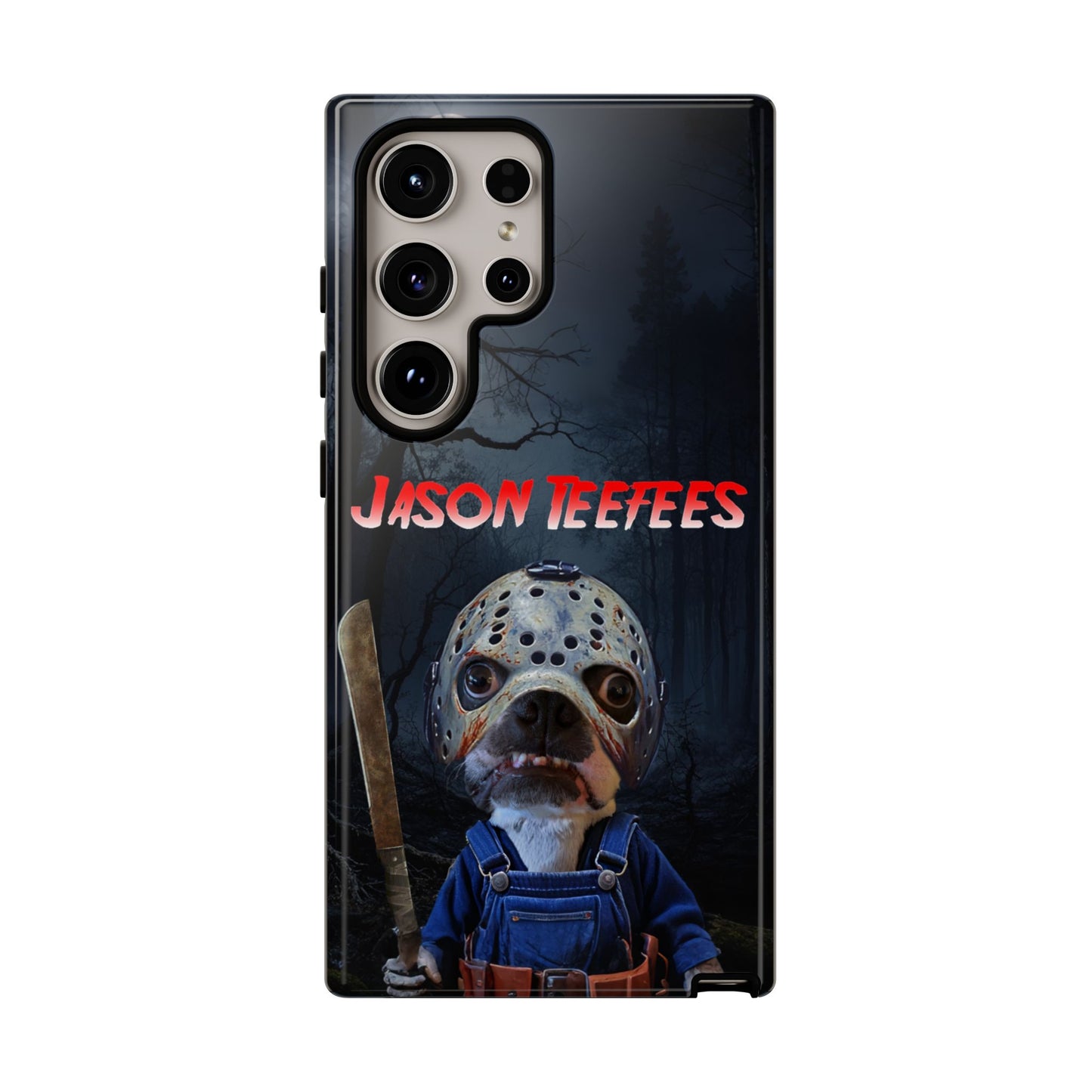 Masked Mischief: Jason Teefees Phone Case