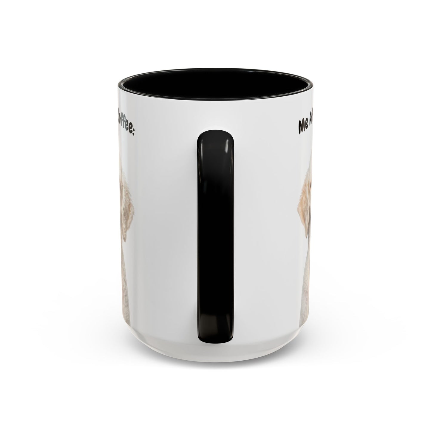 Funny Poodle Coffee Mug – Me Before Coffee / Me After Coffee – Cute Poodle Teeth Design – Teefers Original