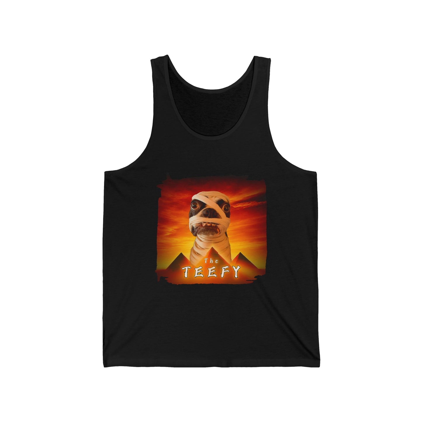 The Teefy Unisex Tank Top: Mummy's Casual Charm