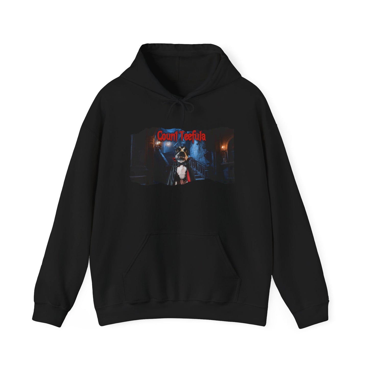 Count Teefula Unisex Pullover Hoodie: Midnight Elegance