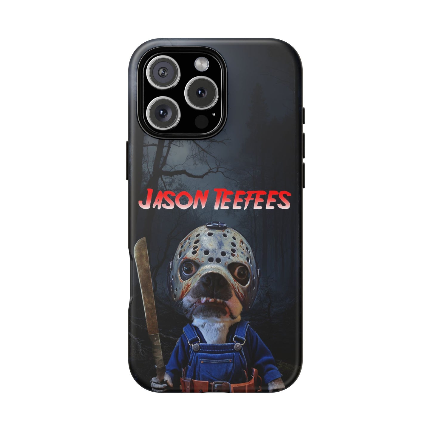 Masked Mischief: Jason Teefees Phone Case