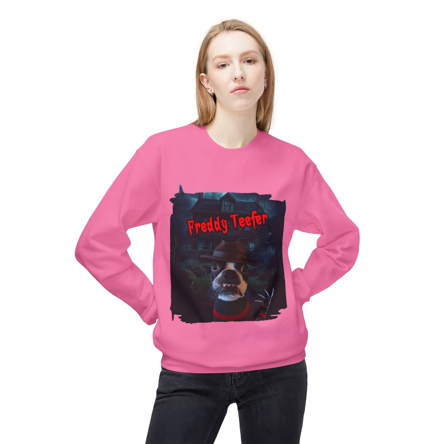 Freddy Teefer Crewneck Sweatshirt: Dream Realm Cozy
