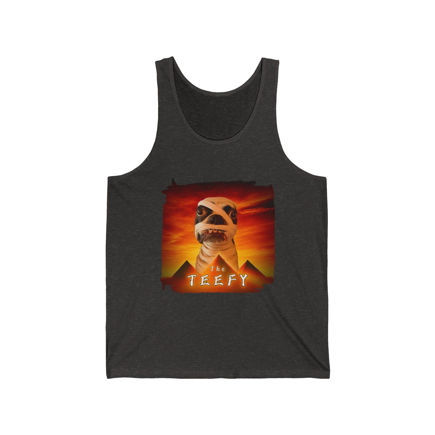 The Teefy Unisex Tank Top: Mummy's Casual Charm