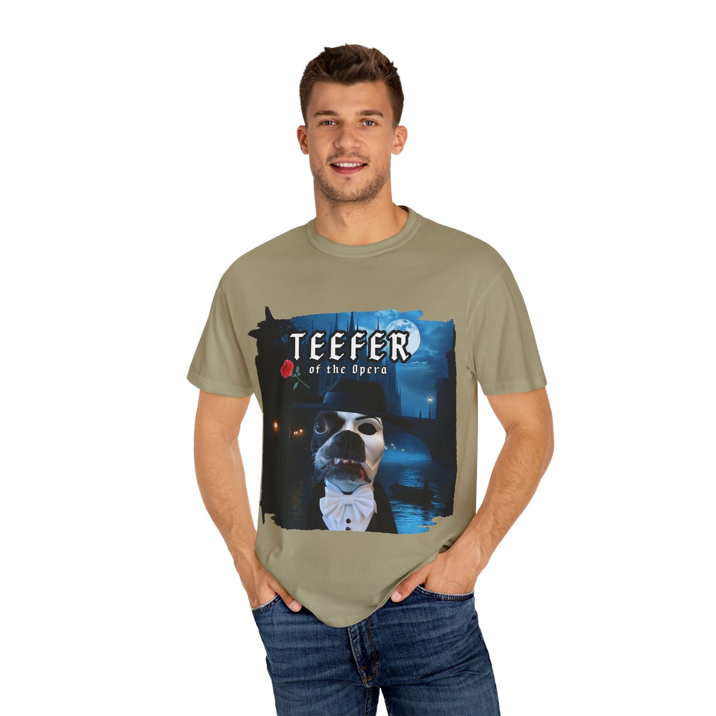 Teefer of the Opera Unisex T-Shirt: Curtain Call Comfort