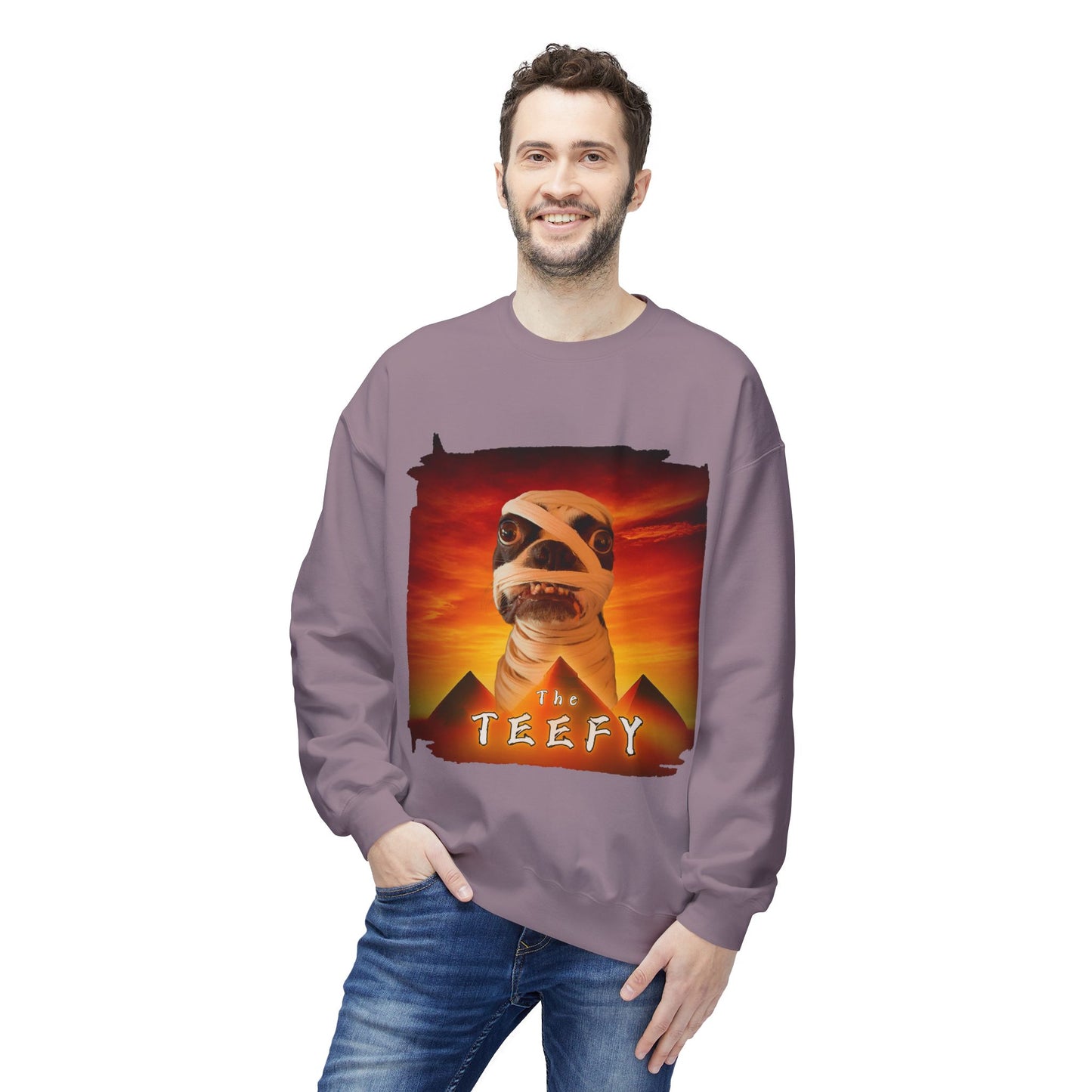 The Teefy Crewneck Sweatshirt: Ancient Comfort