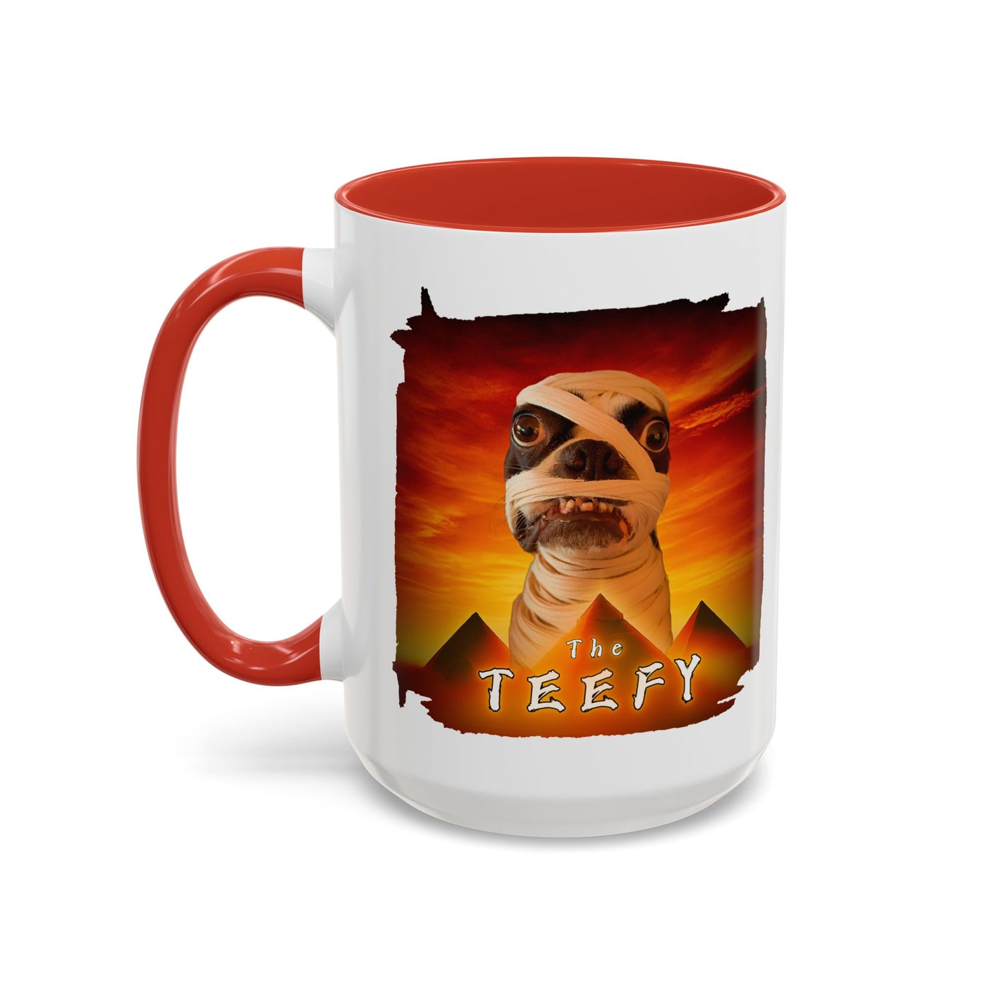 Mummified Mornings: The Teefy Accent Mug