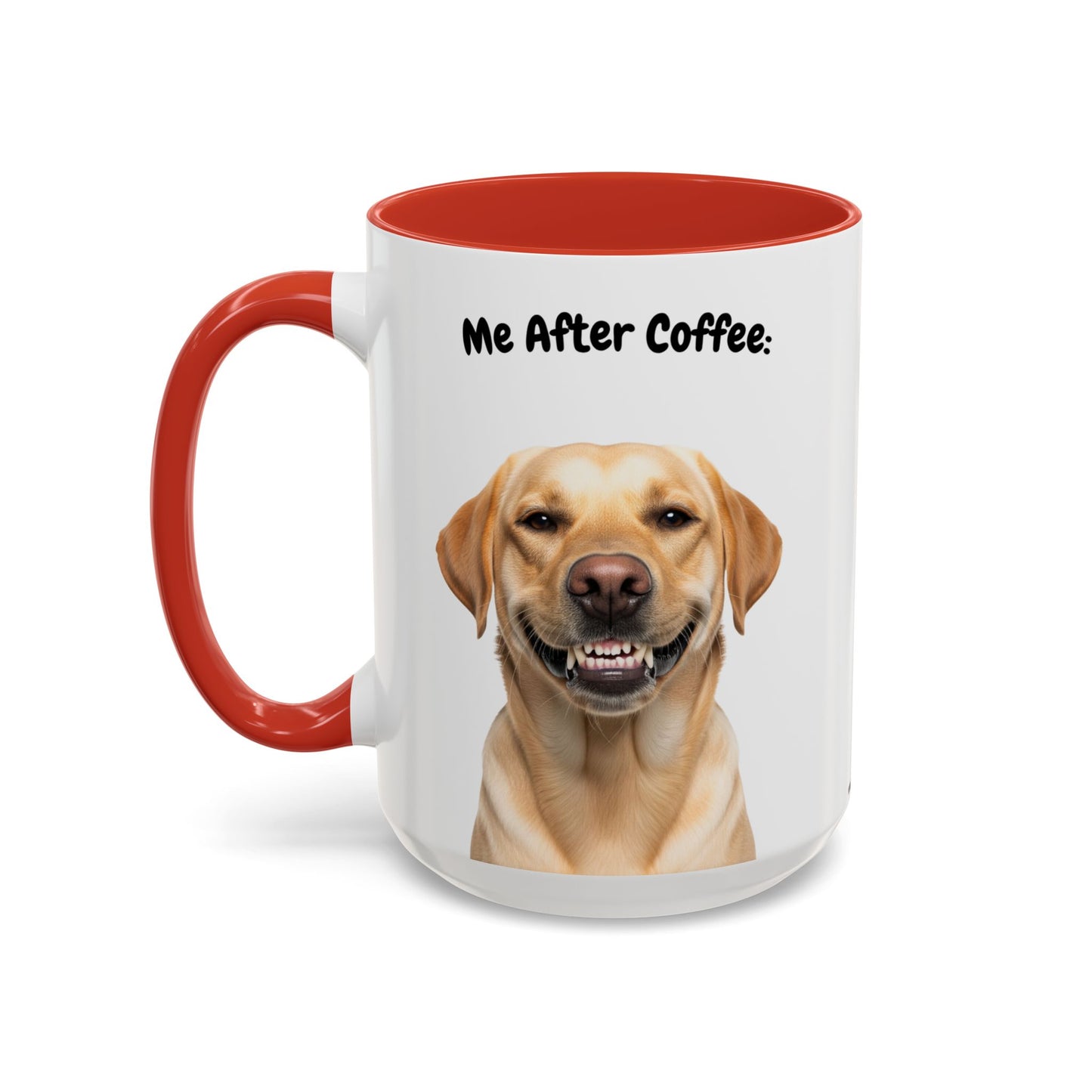 Funny Labrador Retriever Coffee Mug – Me Before Coffee / Me After Coffee – Cute Lab Teeth Design – Teefers Original
