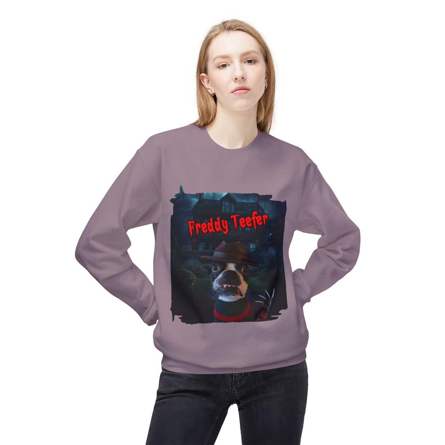 Freddy Teefer Crewneck Sweatshirt: Dream Realm Cozy