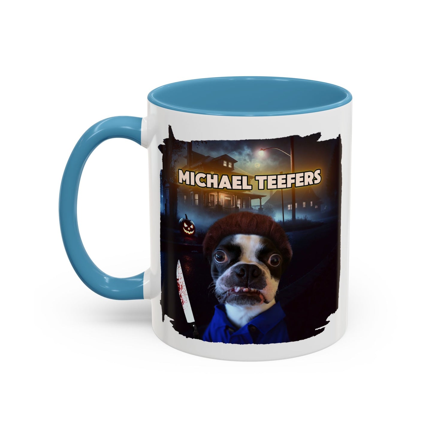 Michael Teefers Accent Mug – Brew with a Slasher Twist