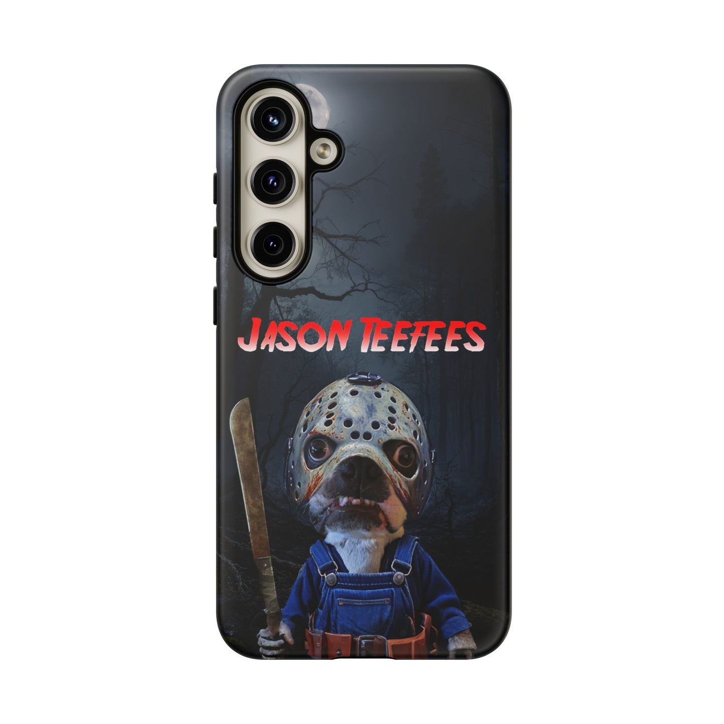 Masked Mischief: Jason Teefees Phone Case