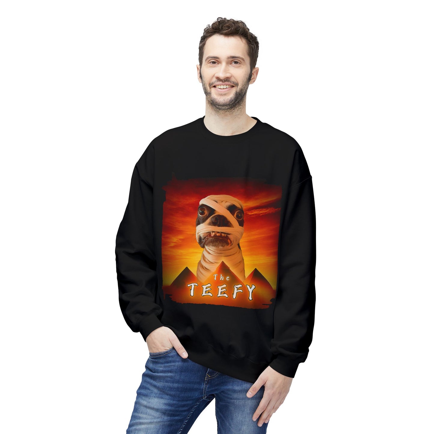 The Teefy Crewneck Sweatshirt: Ancient Comfort